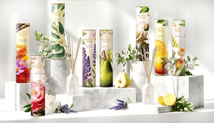 ボタニカル調なパッケージデザイン