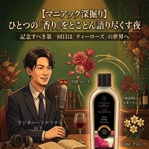 【新企画スタート】ひとつの香りを語り尽くす夜。第一回は「ティーローズ」｜Ashleigh＆Burwood