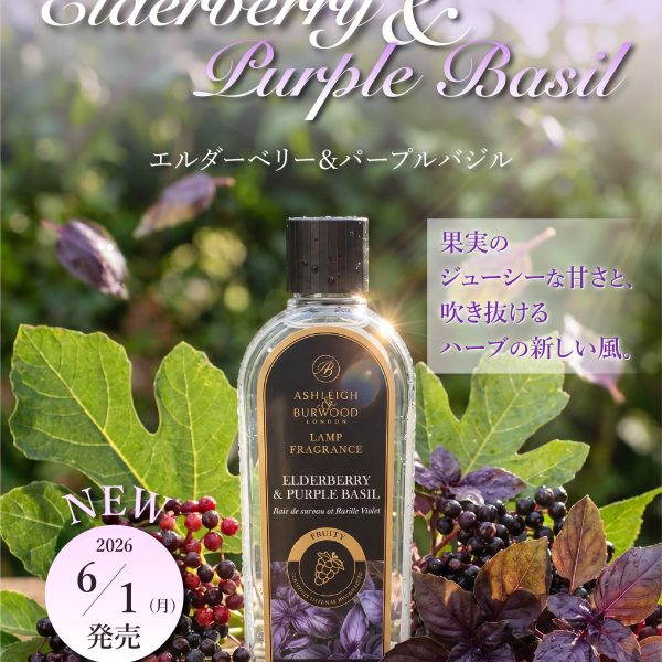 【新登場】エルダーベリー＆パープルバジル | ベリーとハーブが織りなす爽やかな新定番